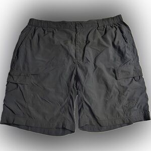 The‎ North Face Men’s 2XL Gray Cargo Outdoor Hiking Flat Front Shorts